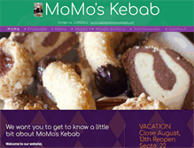Tablet Screenshot of momoskebab.com